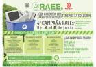 Del 4 al 8 de junio se realizará la  4ta. Campaña RAEEs