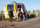 Volcó un micro en Santa Fe: hay varios heridos