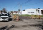 Obra de mantenimiento en calle Presidente Raúl Alfonsín y Dalle Mura