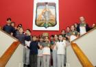 Alumnos  de la escuela Santa María de Cervellón preparándonos para el Adviento