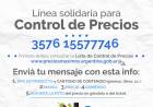 A disposición de la población el Control Solidario de Precios para Vecinos