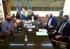 EL INTENDENTE GUSTAVO BENEDETTI SE REUNIÓ CON AUTORIDADES DEL BANCO NACIÓN