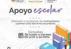 ESTÁ EN MARCHA EL PROGRAMA DE APOYO ESCOLAR DESDE LA MUNICIPALIDAD