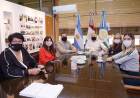 POR MÁS POLÍTICAS CONTRA LA VIOLENCIA DE GÉNERO EN ARROYITO, EL INTENDENTE RECIBIÓ A TÉ VERDE