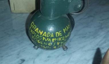El Tío: hallaron importante cantidad de proyectiles y una granada desactivada