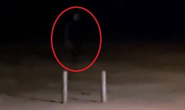 De la nada, un hombre desaparece de un video