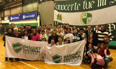 EL INTENDENTE CRAVERO FELICITA AL PLANTEL DE BÁSQUET DEL C. D. Y C. A.