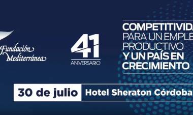 EL INTENDENTE PARTICIPA DEL 41° ANIVERSARIO DE LA FUNDACIÓN MEDITERRANEA