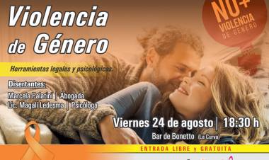 Charla del Día Naranja en el Paraje La Curva