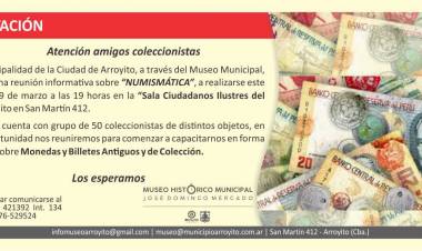 Reunión informativa sobre Numismática en el Museo Municipal 