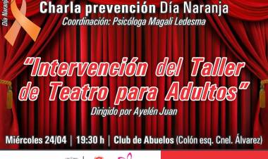 Charla prevención Día Naranja