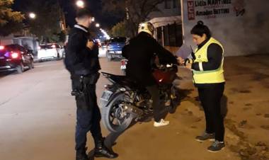 Controles de motos durante el fin de semana