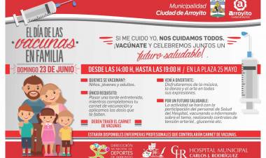 DOMINGO 23 TRAE A TUS HIJOS A VACUNARSE 