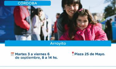 “El Estado en tu Barrio” estará en Arroyito