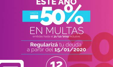 Nuevo Plan para la Regularización de Multas 2020