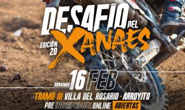 Pre Inscripciones Abiertas para el Desafío del Xanaes 20° Edición, Tramo III