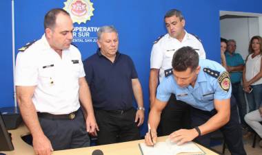 El Intendente Gustavo Benedetti participó del acto de asunción de nuevas autoridades policiales