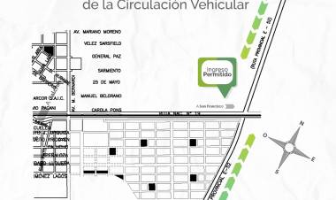 REORGANIZACIÓN DE LA CIRCULACIÓN VEHICULAR , CIERRE DE LOS ACCESOS A NUESTRA CIUDAD 
