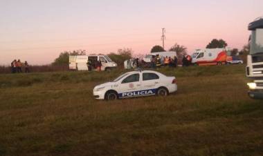 Accidente fatal en la Ruta 19: Un herido y una persona fallecida tras un choque frontal