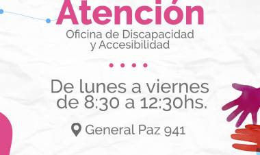 OFICINA DE DISCAPACIDAD Y ACCESIBILIDAD: HORARIOS DE ATENCIÓN