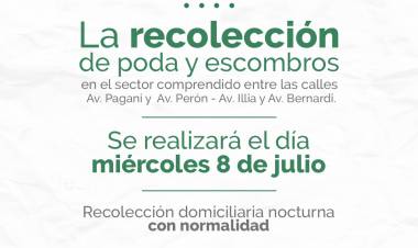 SERVICIOS PÚBLICOS DEL DÍA JUEVES FERIADO