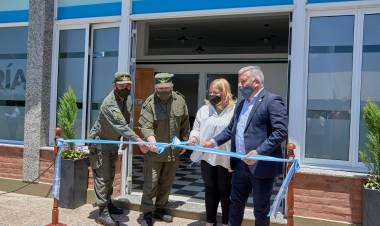 EL INTENDENTE BENEDETTI PUSO EN MARCHA LA PATRULLA FIJA ARROYITO DE GENDARMERÍA NACIONAL