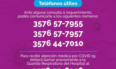 TELÉFONOS ÚTILES DEL CEA