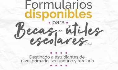 INICIA LA CONVOCATORIA PARA BECAS ÚTILES 2022