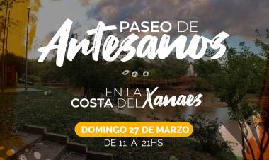 ESTE DOMINGO EL PASEO DE ARTESANOS EN LAS COSTAS DEL XANAES