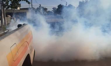 CONTINÚAN LAS FUMIGACIONES EN TODOS LOS SECTORES DE LA CIUDAD Y LOS PARAJES