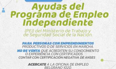 Oficina de Empleo: Convocatoria abierta para “Ayudas del Programa de Empleo Independiente”