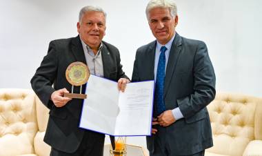 Arroyito no se detiene, el intendente Benedetti fue recibido por el gobernador de San Luis, Claudio Poggi