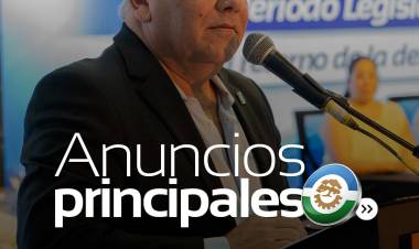 ANUNCIOS IMPORTANTES PARA ARROYITO, Discurso del Intendente Gustavo Benedetti