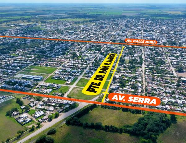  LA CALLE RAUL RICARDO ALFONSÍN TENDRÁ UN ÚNICO SENTIDO DE CIRCULACIÓN