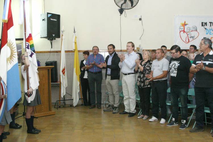 Acto oficial  del 36 aniversario de la gesta de Malvinas en las Mercedarias