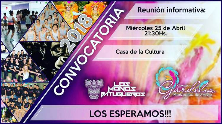 Convocatoria para formar nuevo elenco de la Comparsa Gardelia