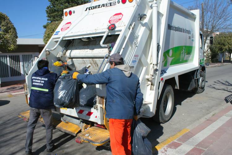Recolección de Residuos, Poda y Escombros en el feriado del 25 de Mayo