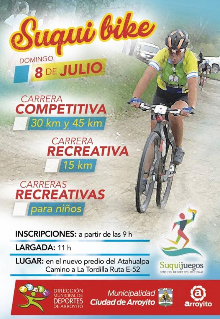 Segunda fecha de Suquibike en nuestra ciudad