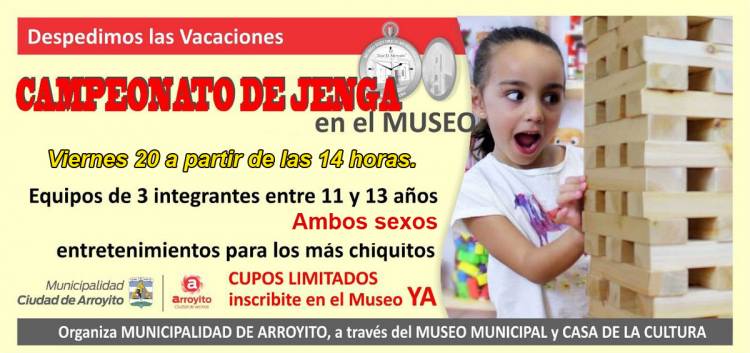 Campeonato de Jenga en el Museo