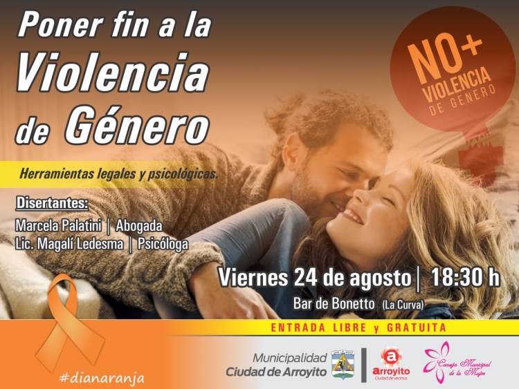 Charla del Día Naranja en el Paraje La Curva