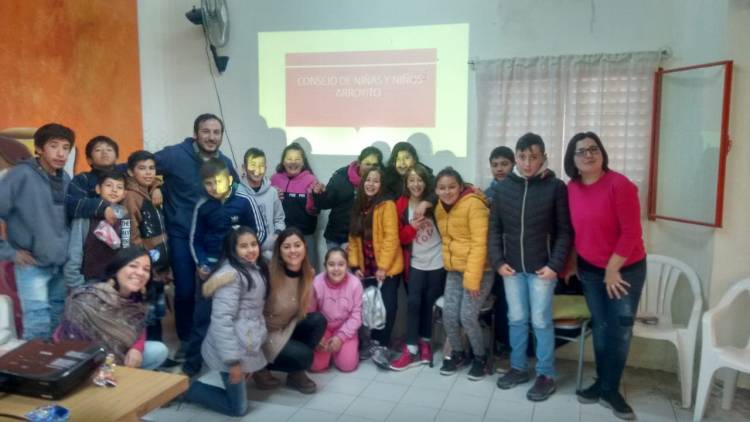 El Consejo de los Niños/as se reunieron con el Secretario de Obras Públicas Ing. Lafarina