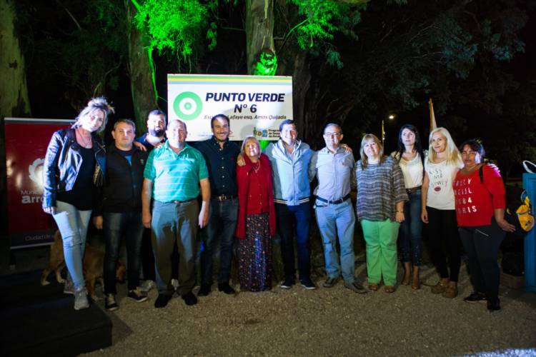 ARROYITO YA CUENTA CON SU 6° PUNTO VERDE