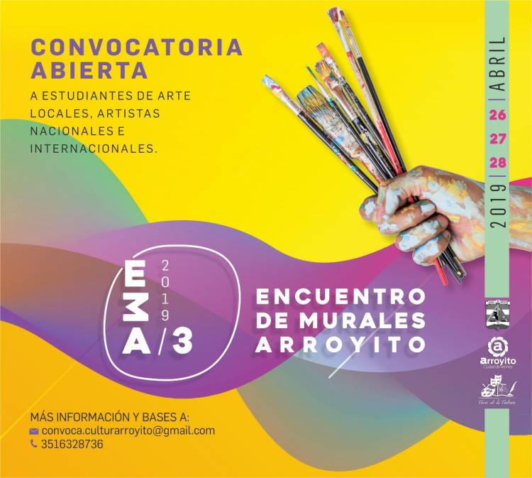 Tercer encuentro de Muralismo en Arroyito