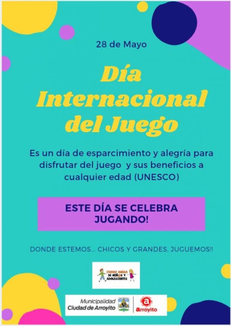 28 de mayo Día Internacional del Juego
