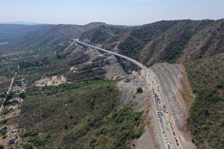 Abierta al tránsito la megaobra de la bajada de Altas Cumbres