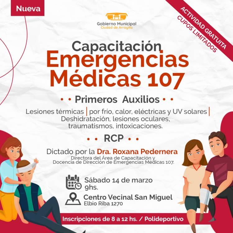 Nueva Capacitación Emergencias Médicas 107