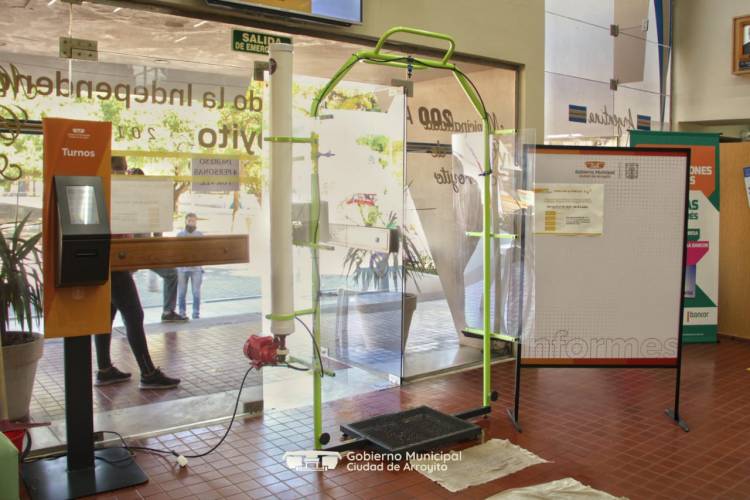 Medidas de bioseguridad en la Municipalidad de Arroyito