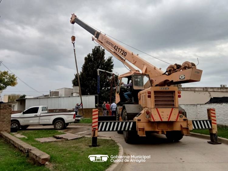 REPARACIÓN DE LA BOMBA DE RIEGO EN EL SECTOR SUR