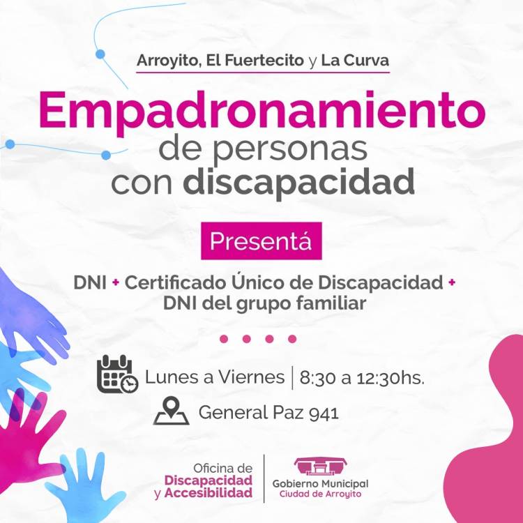 EMPADRONAMIENTO DE PERSONAS CON DISCAPACIDAD