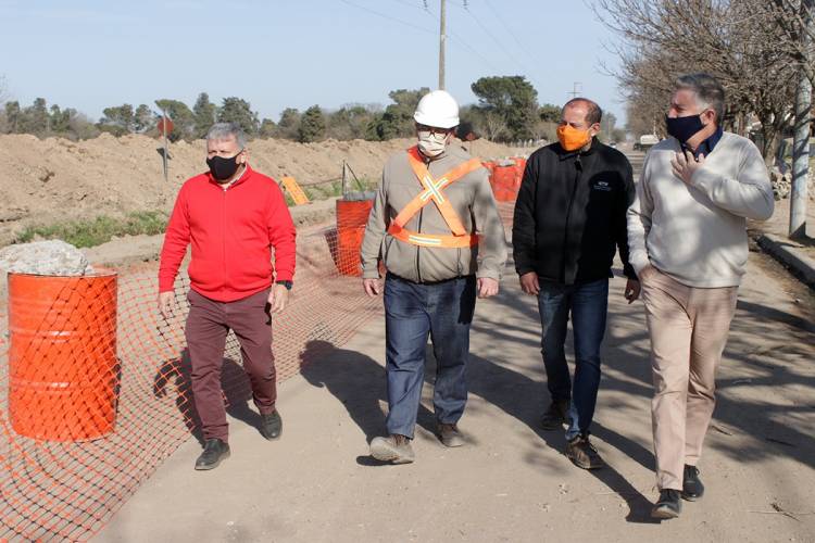 GRAN AVANCE DE LA OBRA DE CLOACAS SECTOR SUR 